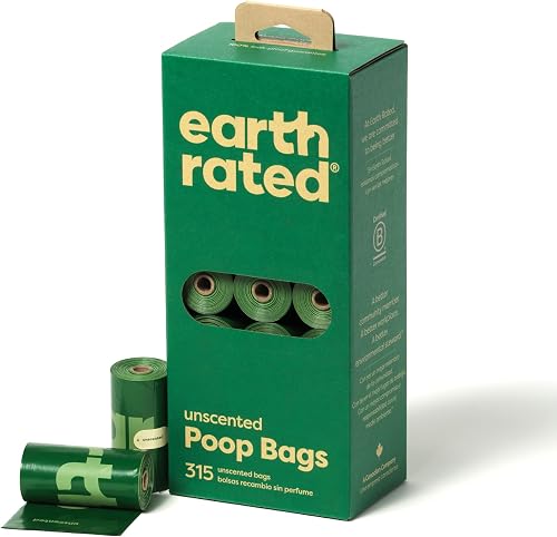 Earth Rated Dog Poop Bags on Refill Rolls, 315 Count