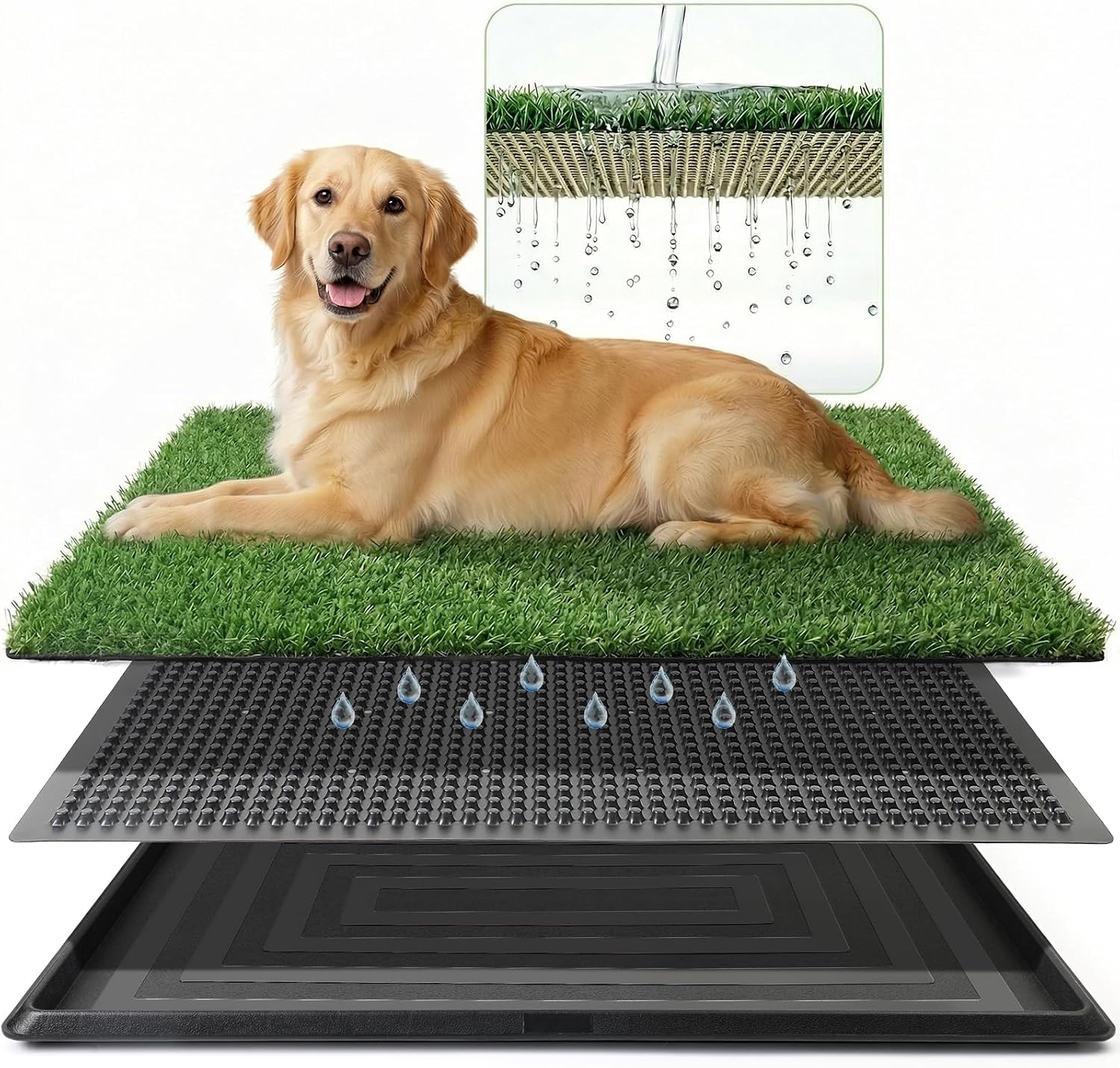 Powools Indoor Dog Grass Potty Pad